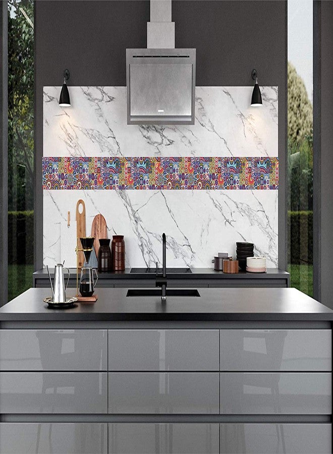 Decor Production Vinyl Wall/Floor Sticker (6 in x 48 in, Multicolour) - Image 4